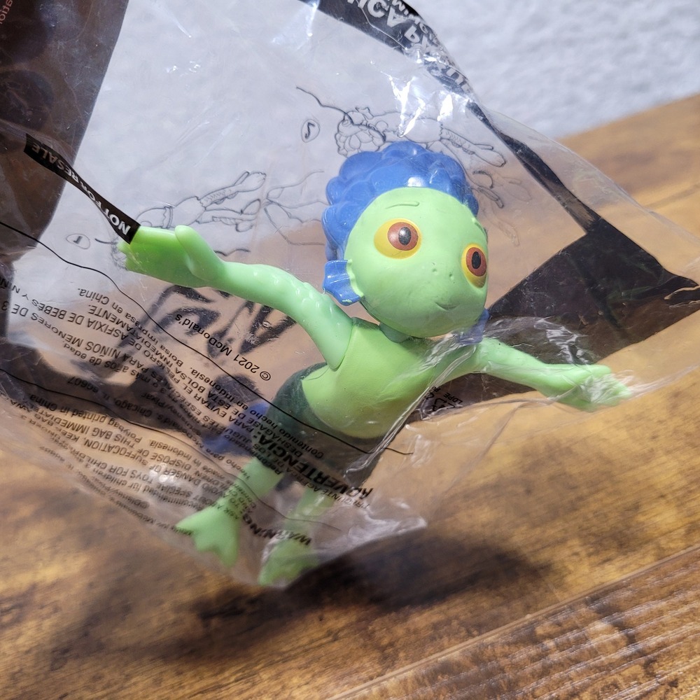 Disney Pixar Luca #1 McDonalds Happy Meal Toy 2021 Sea Monster Kids Collectible